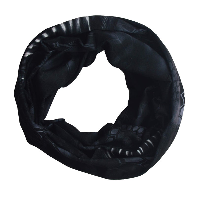 Obacle Motorcycle Face Mask Sun Dust Wind Protection Tube Mask Seamless Bandana Face Mask for Men Women Bike Riding Cycling Biker Fishing Outdoor Festival (White Teeth Black Mask) - Image 4